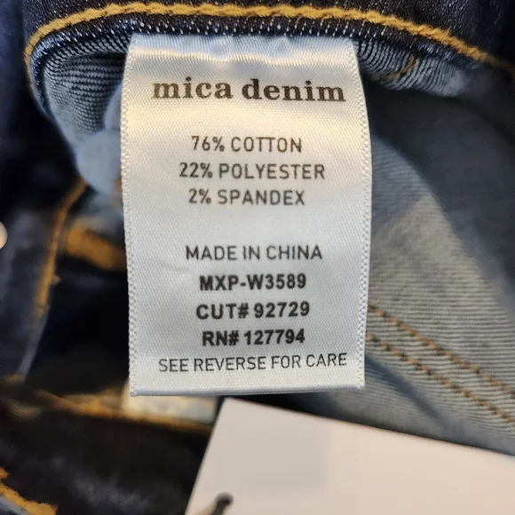 NWT Mica High Rise Wide Ankle Dark Wash Jeans Sz 16 - Picture 6 of 7
